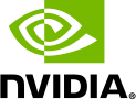 NVIDIA logo bright green with black text